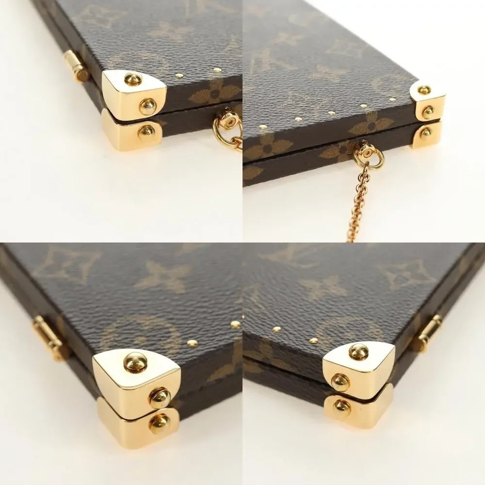 Louis Vuitton Monogram Home Mirror Trunk Hand Brown
